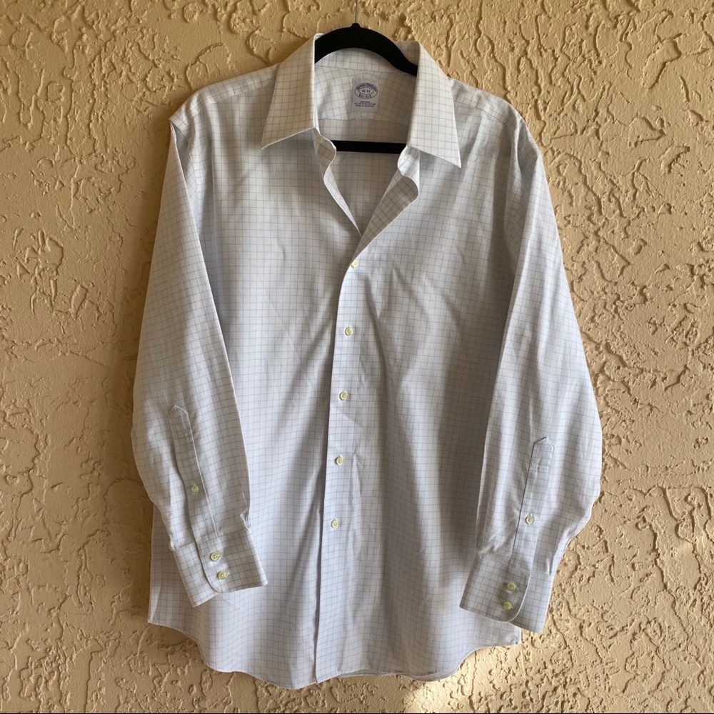 BROOKS BROTHER Men's Checkered Button Down (16-33)